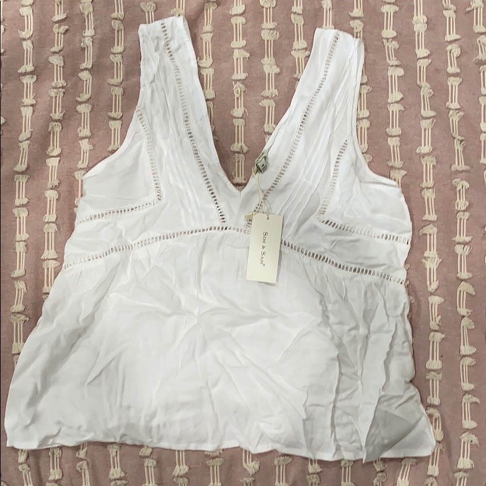 White tank top